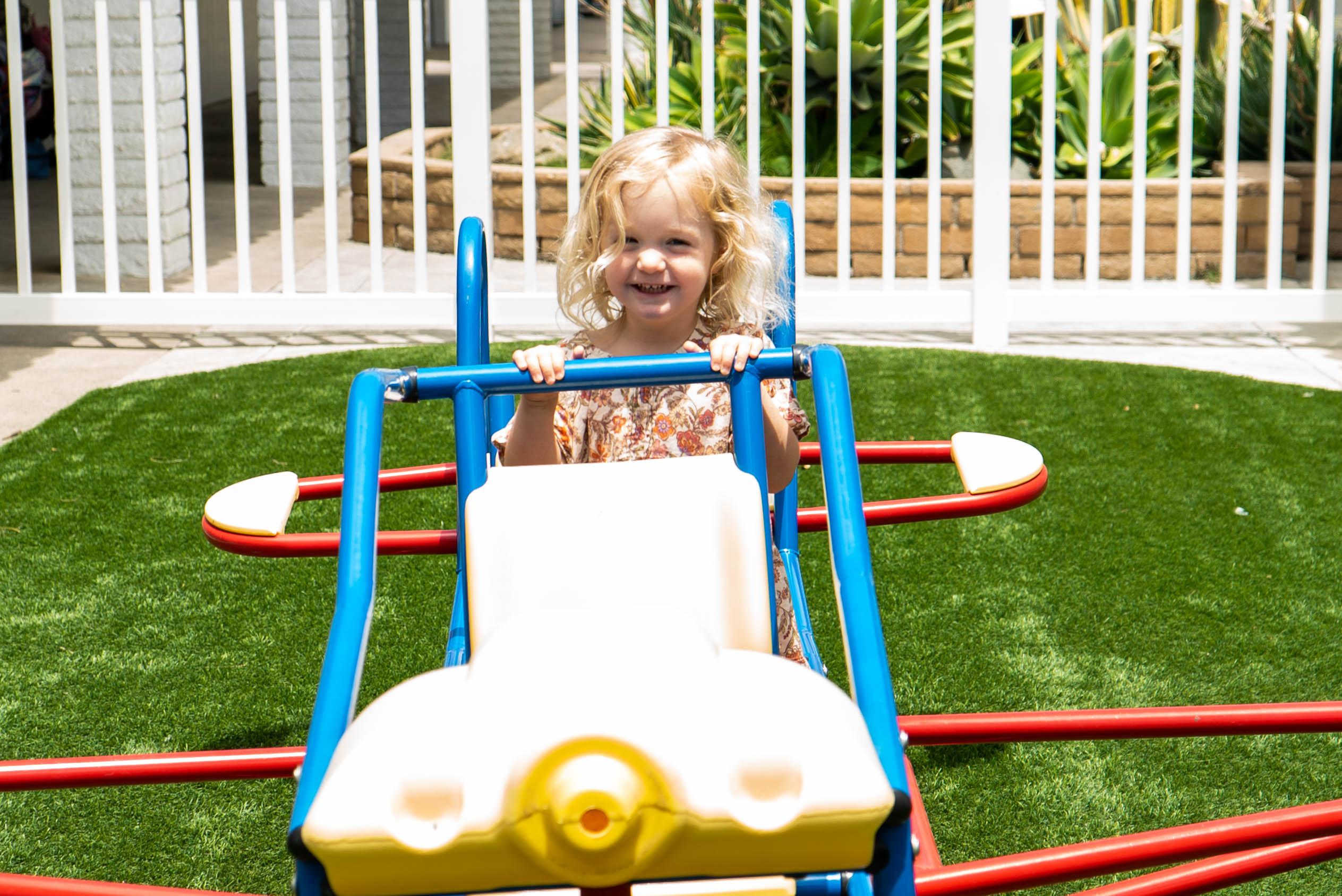 Our preschool playground offered a breath of fresh air for our preschoolers.